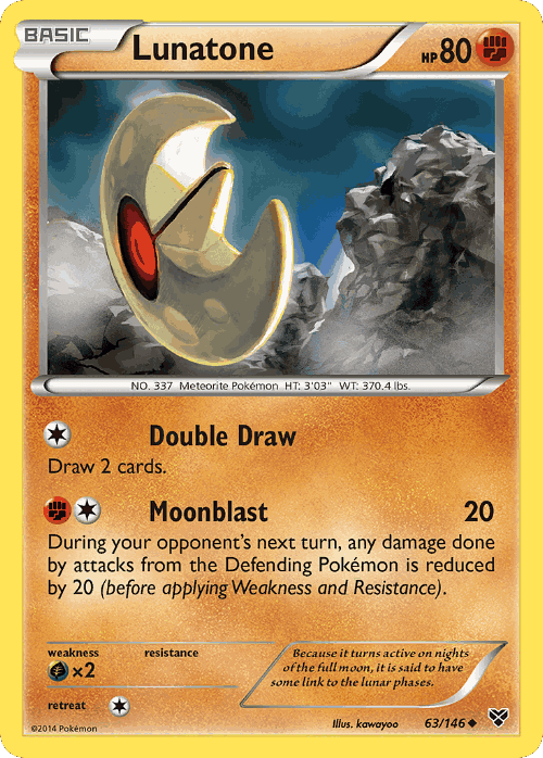 Lunatone 63, XY