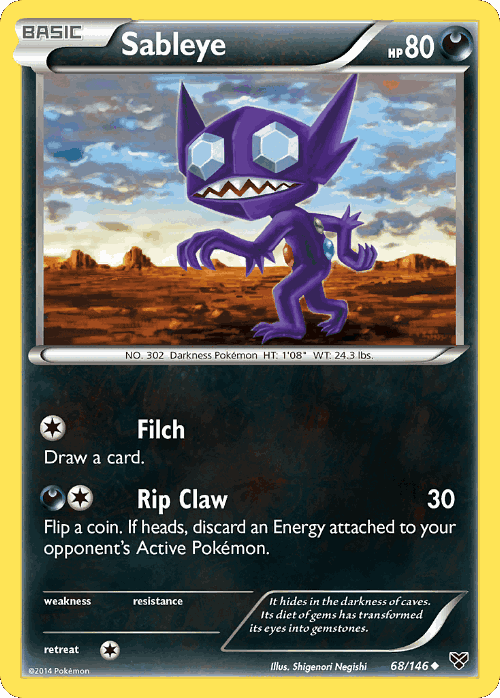 Sableye 68, XY