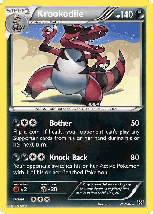 Krookodile 71, XY
