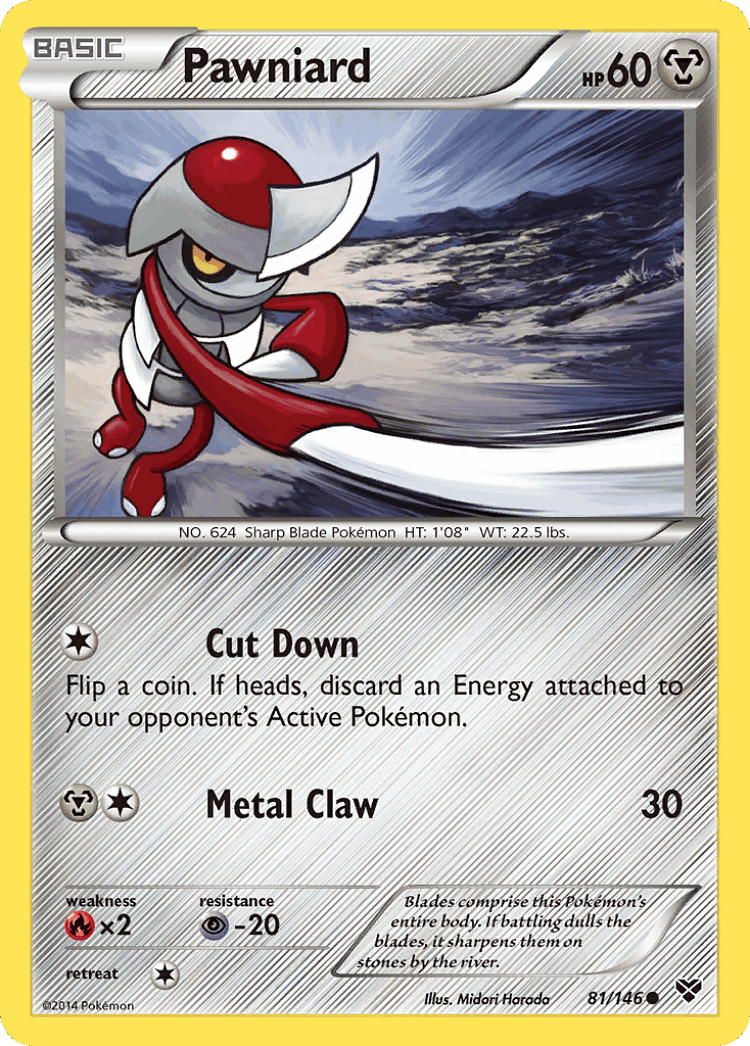 Pawniard #81 from XY - Common - Illustrated by Midori Harada