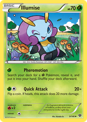 Illumise Pokémon TCG card art
