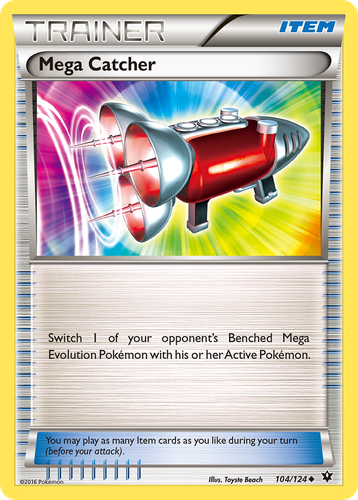 Mega Catcher #104 from Fates Collide - Uncommon - Illustrated by Toyste Beach
