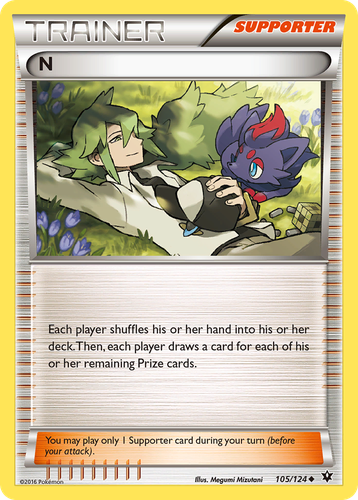 N #105 from Fates Collide - Uncommon - Illustrated by Megumi Mizutani
