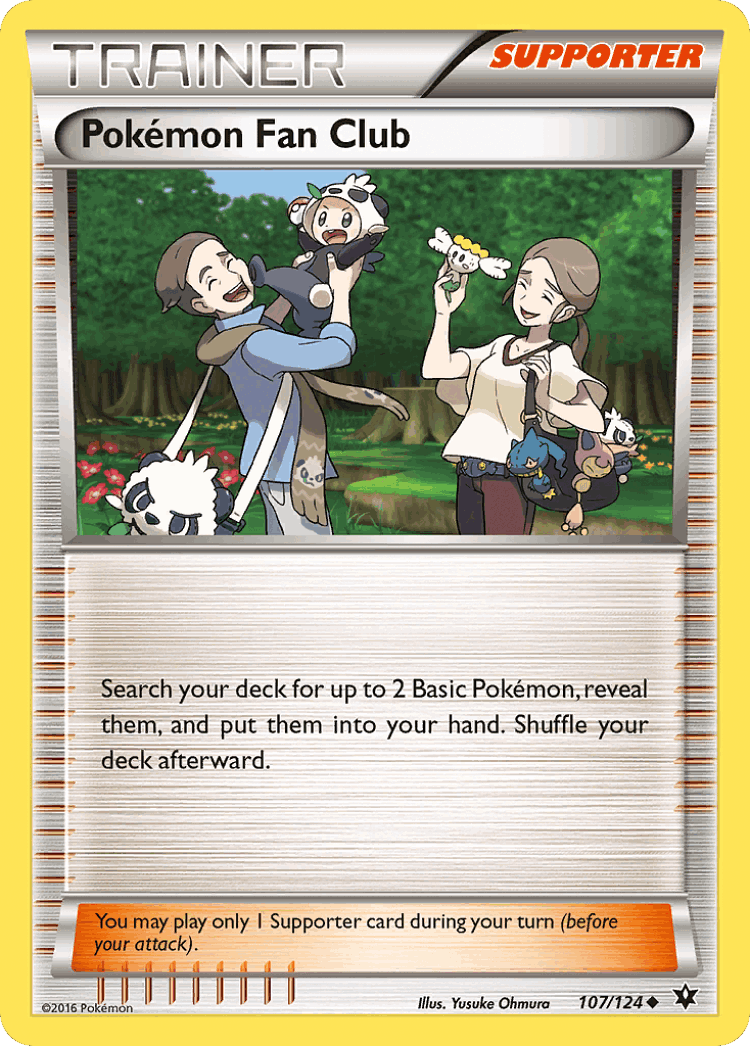 Pokémon Fan Club #107 from Fates Collide - Uncommon - Illustrated by Yusuke Ohmura