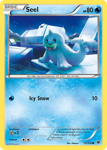 Seel Pokémon TCG card art