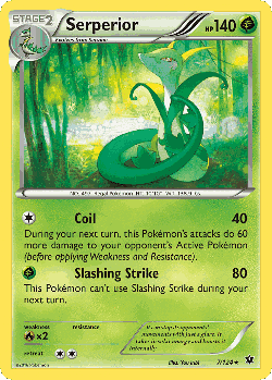 Serperior Pokémon TCG card art