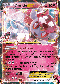 Diancie-EX 72, Fates Collide