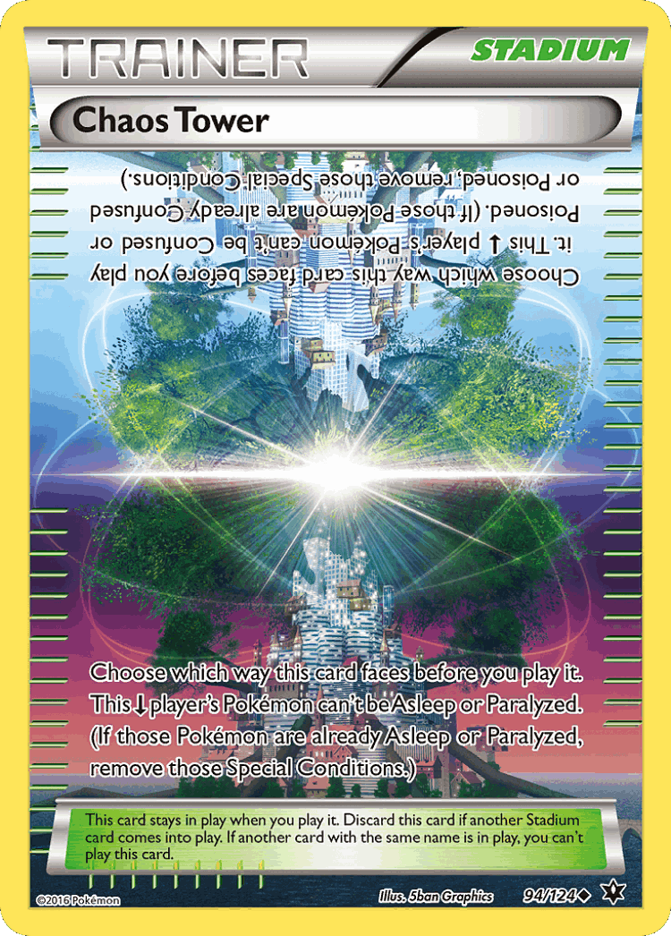 Chaos Tower #94 from Fates Collide - Uncommon - Illustrated by 5ban Graphics