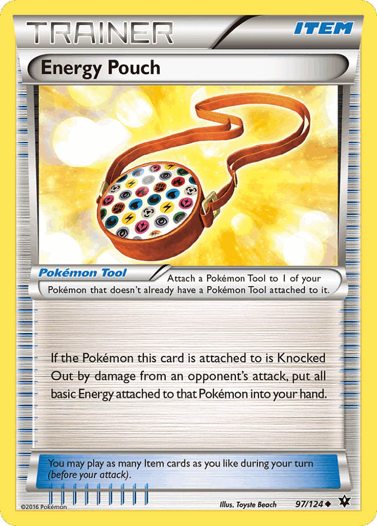 Energy Pouch #97 from Fates Collide - Uncommon - Illustrated by Toyste Beach
