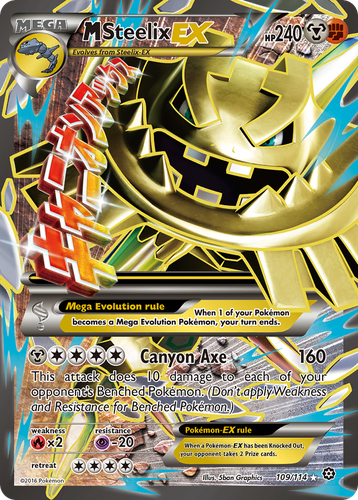 M Steelix-EX 109, Steam Siege