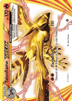Talonflame BREAK Pokémon TCG card art