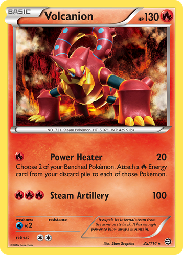 Volcanion 25, Steam Siege