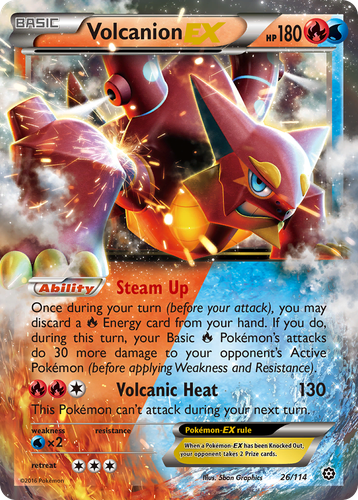 Volcanion-EX 26, Steam Siege