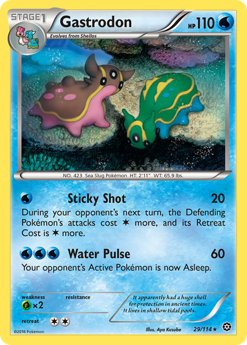 Gastrodon #29 from Steam Siege - Rare - Illustrated by Aya Kusube