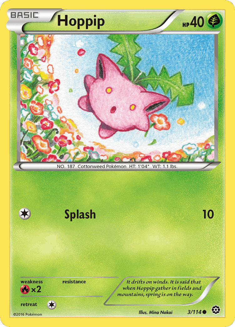 Hoppip #3 from Steam Siege - Common - Illustrated by Mina Nakai