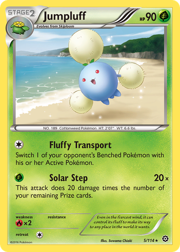 Jumpluff Pokémon TCG card art