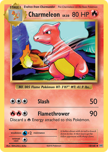 Charmeleon Pokémon TCG card art