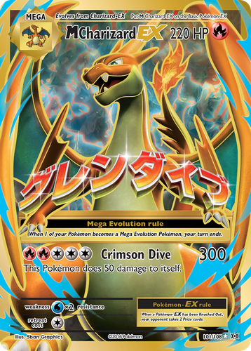M Charizard-EX 101, Evolutions