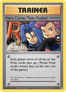 Here Comes Team Rocket! 113, Evolutions