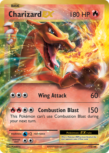 Charizard-EX Pokémon TCG card art