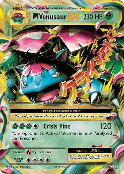 M Venusaur-EX Pokémon TCG card art
