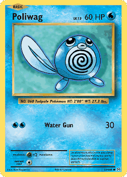 Poliwag Pokémon TCG card art