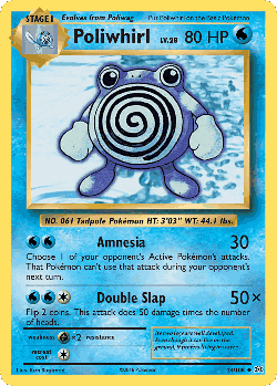 Poliwhirl Pokémon TCG card art