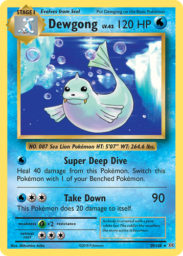 Dewgong 29, Evolutions
