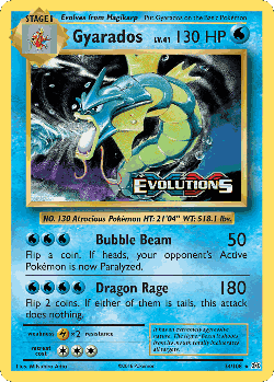 Gyarados 34, Evolutions