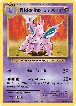 Nidorino 44, Evolutions