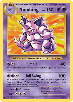 Nidoking 45, Evolutions