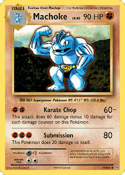 Machoke 58, Evolutions