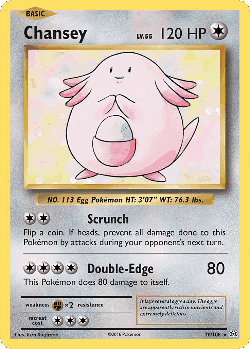 Chansey 70, Evolutions