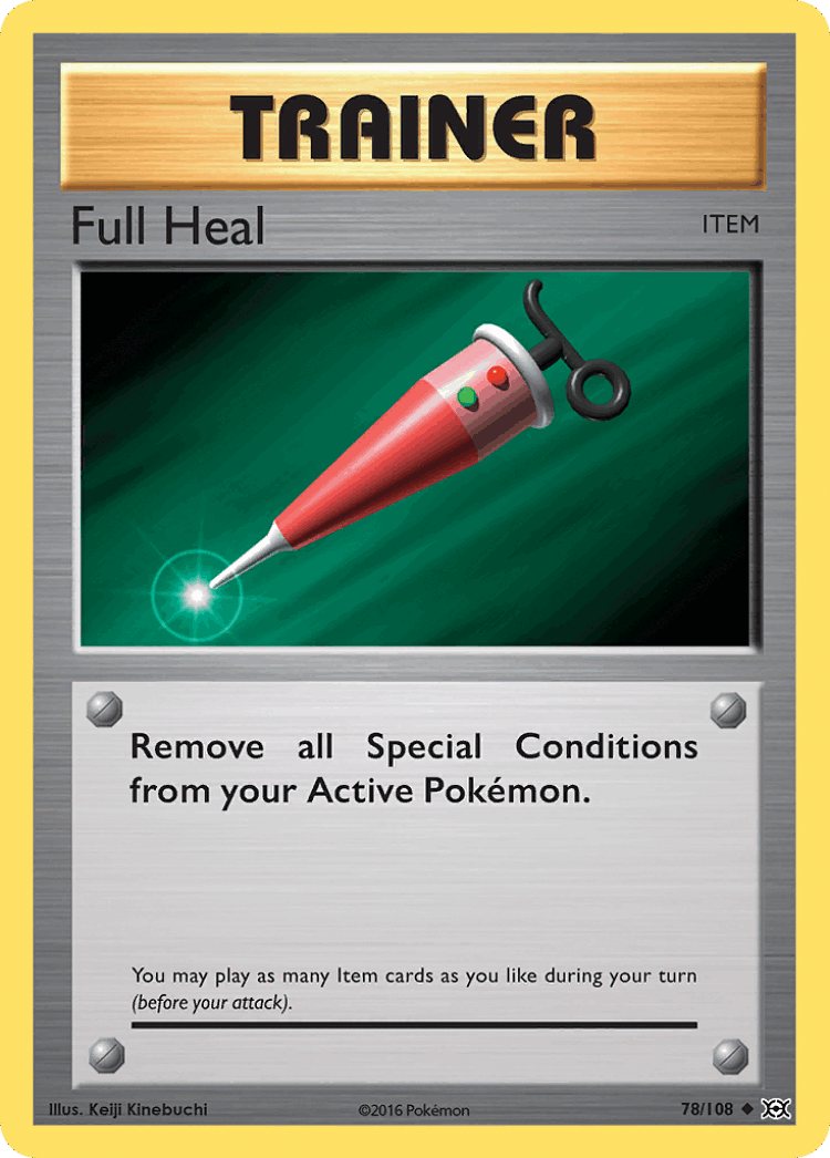 Full Heal #78 from Evolutions - Uncommon - Illustrated by Keiji Kinebuchi