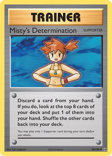 Misty's Determination 80, Evolutions
