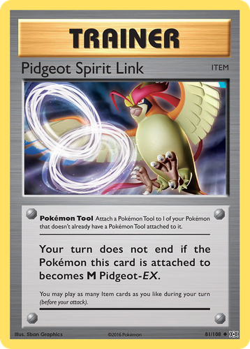 Pidgeot Spirit Link 81, Evolutions