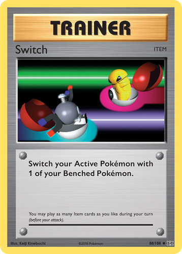 Switch #88 from Evolutions - Uncommon - Illustrated by Keiji Kinebuchi