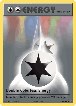 Double Colorless Energy 90, Evolutions