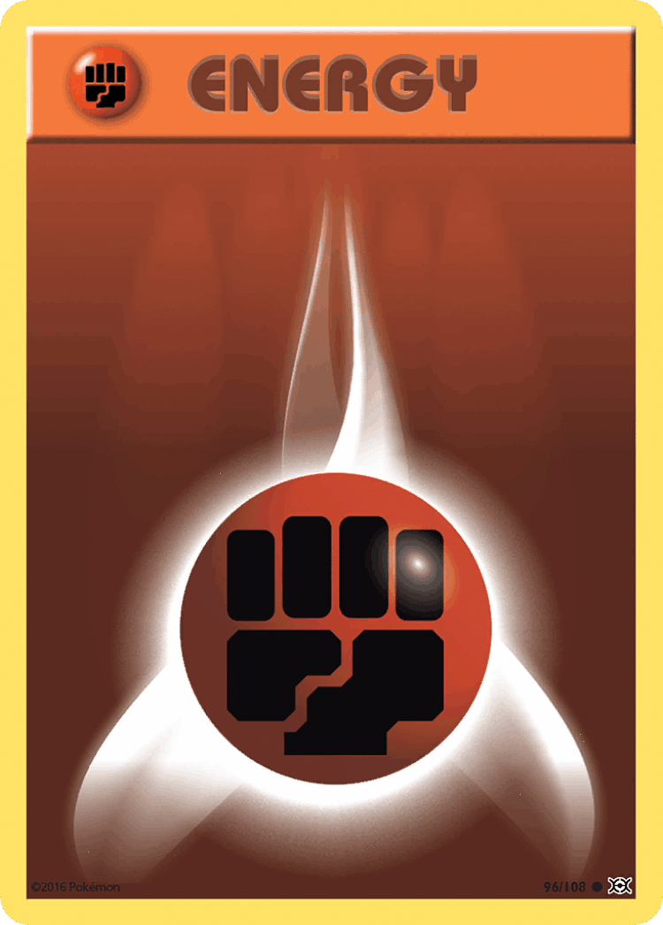 Fighting Energy #96 from Evolutions - Common