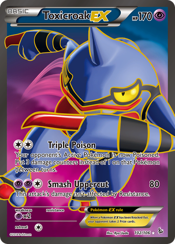 Toxicroak-EX 102, Flashfire
