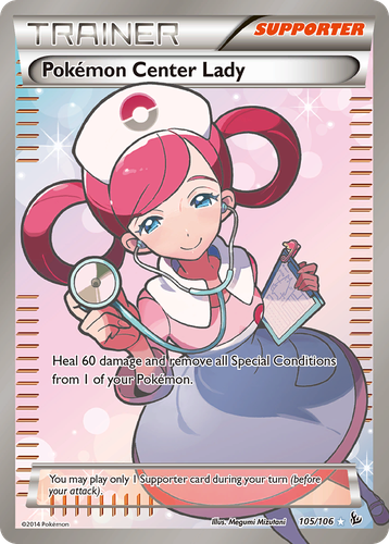Pokémon Center Lady 105, Flashfire