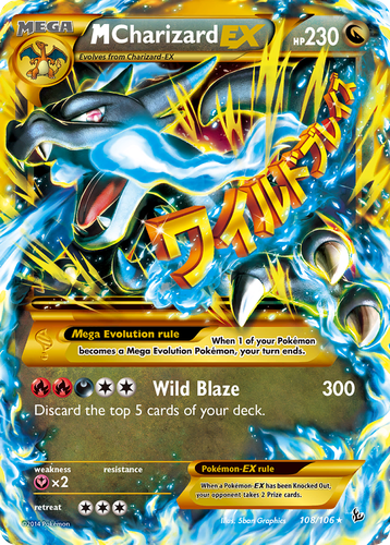 M Charizard-EX 108, Flashfire