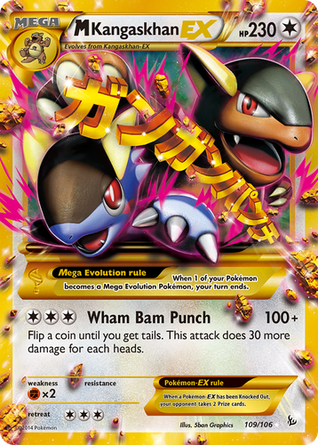 M Kangaskhan-EX 109, Flashfire