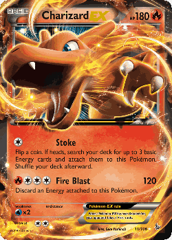 Charizard-EX Pokémon TCG card art