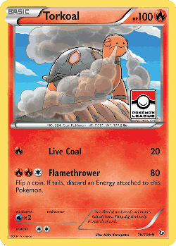 Torkoal Pokémon TCG card art