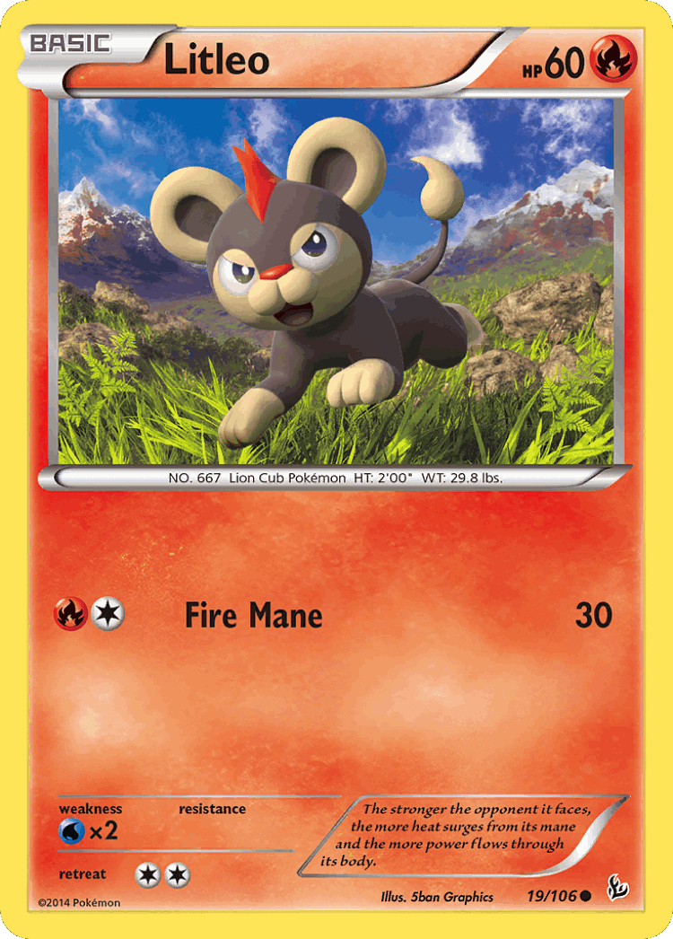 Litleo #19 from Flashfire - Common - Illustrated by 5ban Graphics