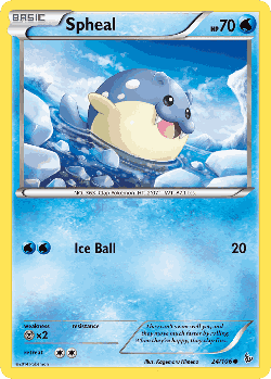 Spheal Pokémon TCG card art
