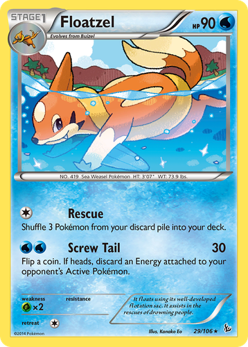 Floatzel 29, Flashfire