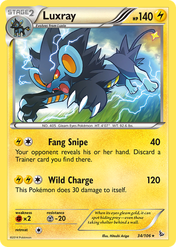 Luxray 34, Flashfire