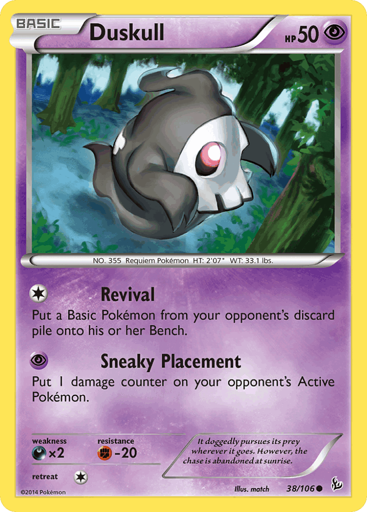 Duskull #38 from Flashfire - Common - Illustrated by match